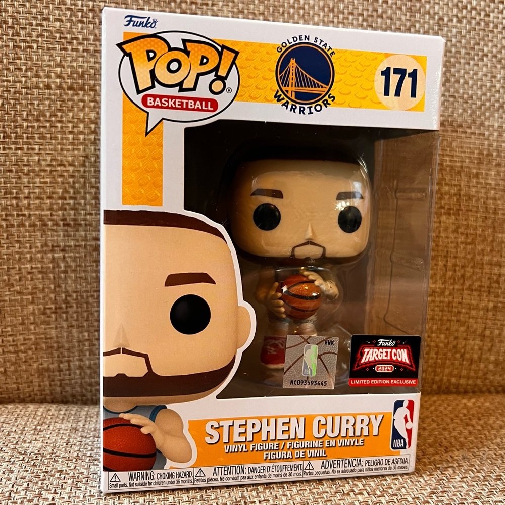 Funko Pop! Targetcon 2024 Limited Edition Stephen Curry Vinyl Figure